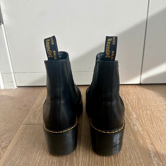 Dr. Martens Rometty Wyoming Leather Platform Chelsea Boots - Picture 9 of 14